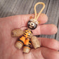 Pocket buddy wooden keychain magnetic "Space Raccoon" antistress, fidget, pocket friend (SCU: 240718)