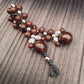 Chetki handmade "Dark Guardian" rosary, anti-stress meditation and finger training (SCU: 240708)