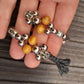 Chetki handmade "Charon's partner" v11 rosary,  anti-stress meditation and finger training (SCU: 240711)