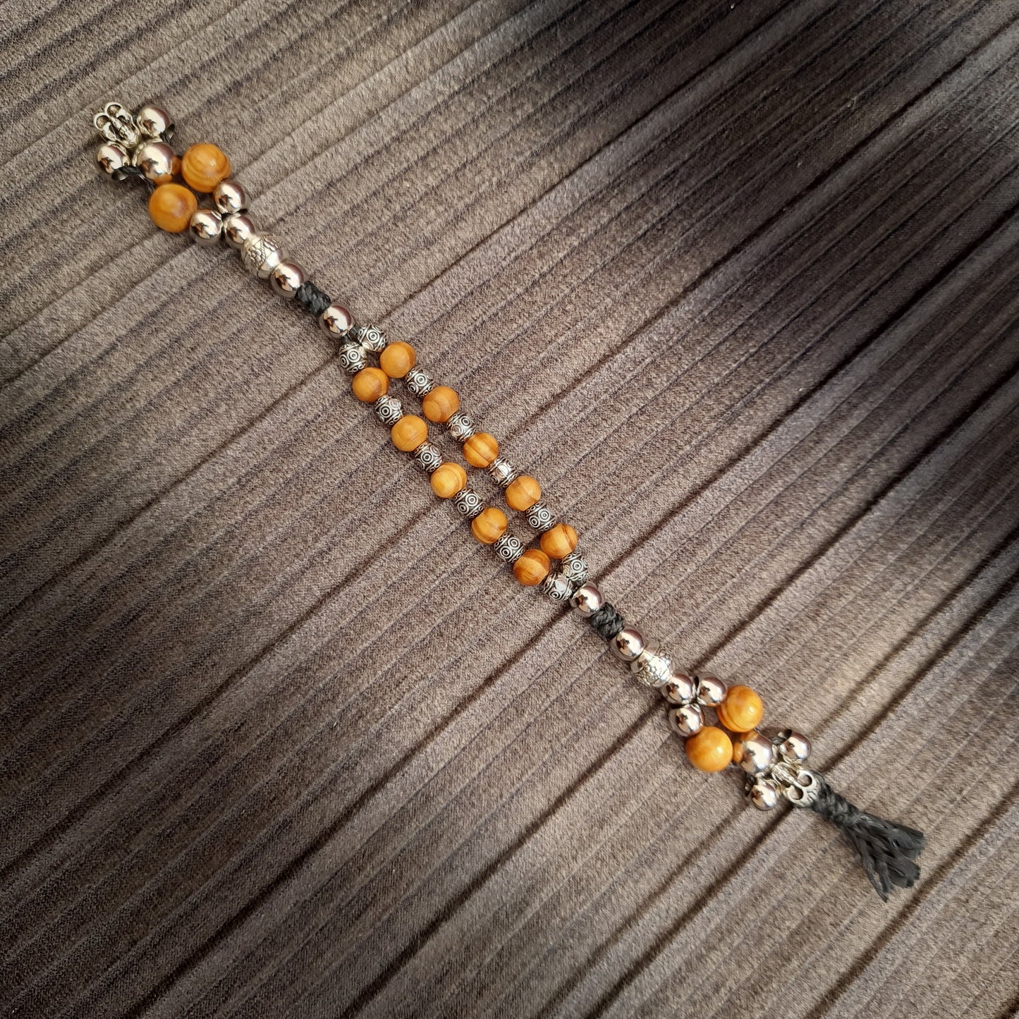 Chetki handmade "Charon's partner" v11 rosary,  anti-stress meditation and finger training (SCU: 240711)