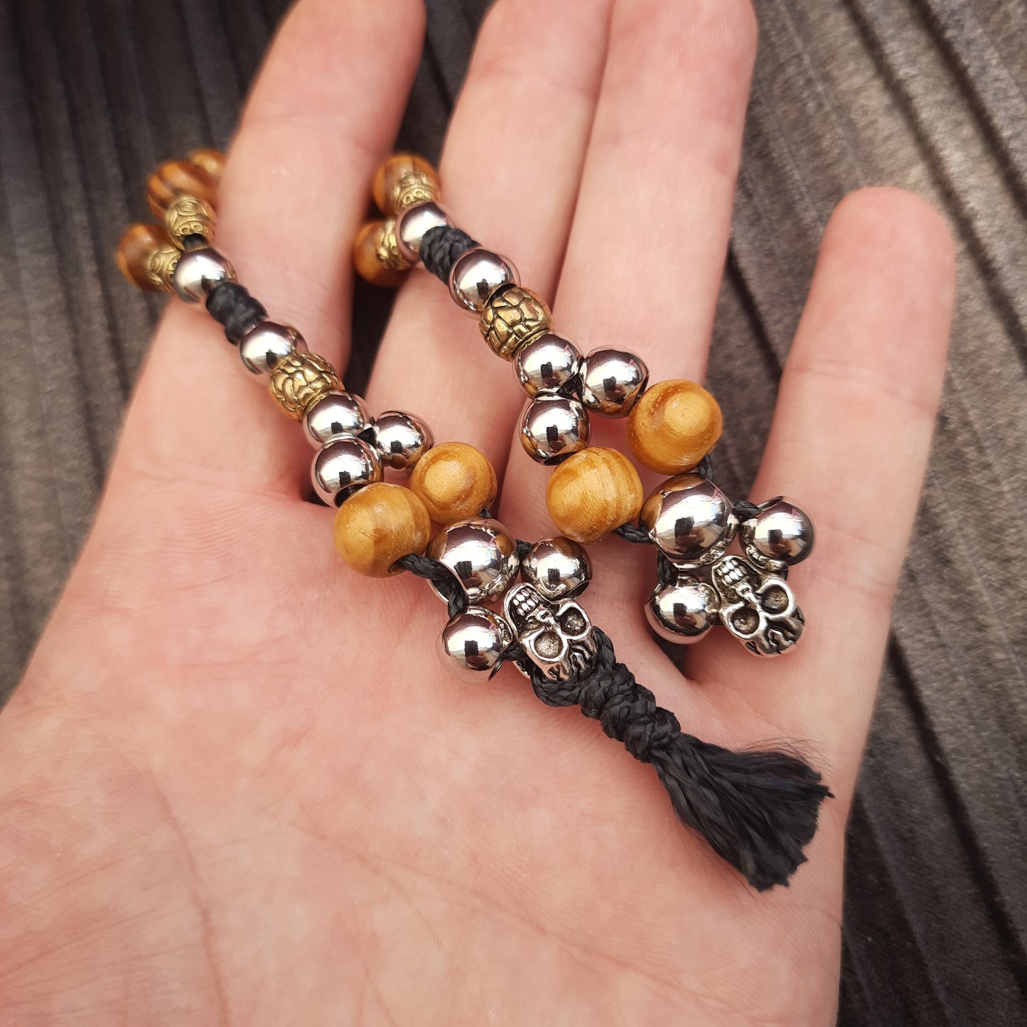 Chetki handmade "Charon's partner" v13 rosary anti-stress meditation and finger training (SCU: 240713)