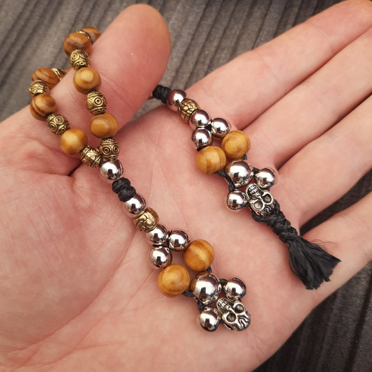 Chetki handmade "Charon's partner" v13 rosary anti-stress meditation and finger training (SCU: 240713)