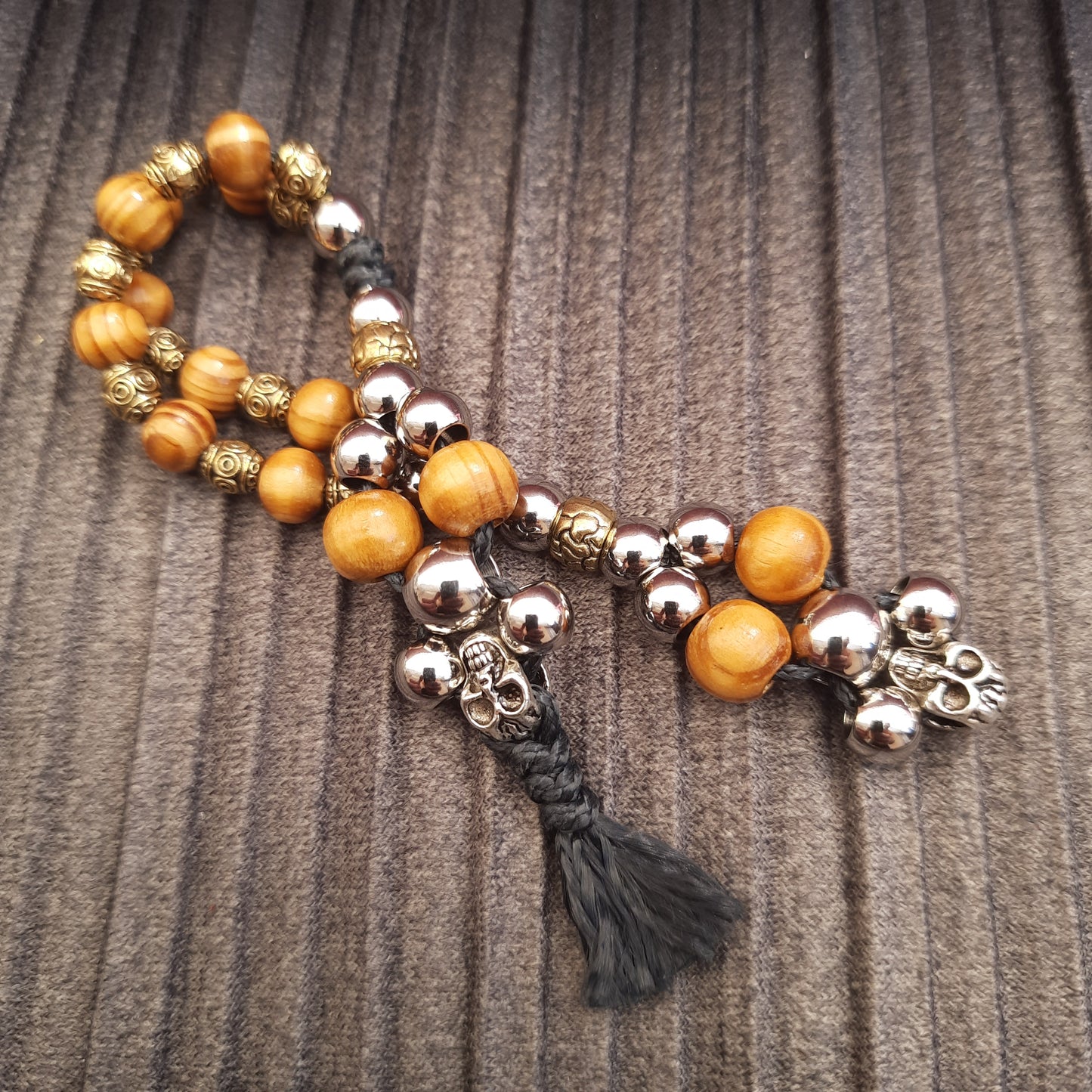 Chetki handmade "Charon's partner" v13 rosary anti-stress meditation and finger training (SCU: 240713)