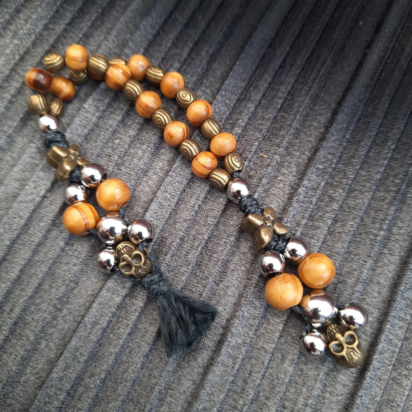 Chetki handmade "Charon's partner" v14 rosary anti-stress meditation and finger training (SCU: 240714)