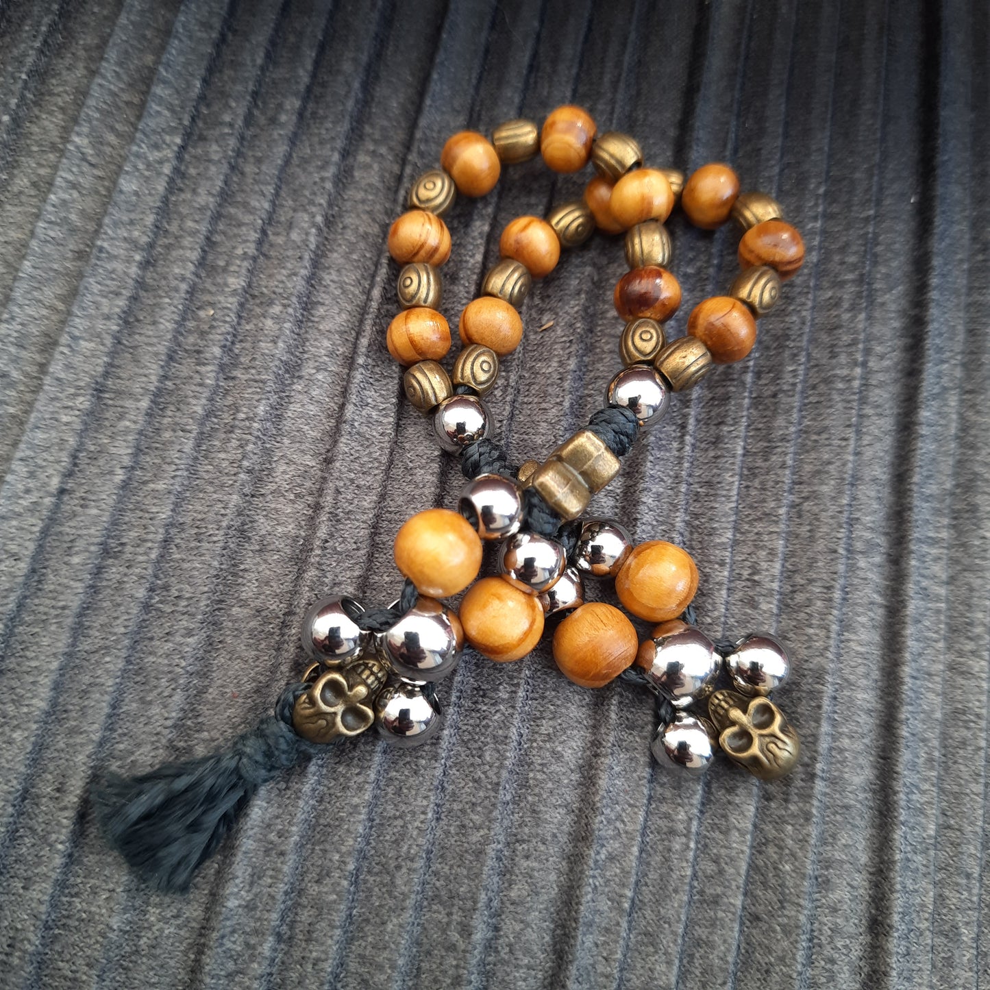 Chetki handmade "Charon's partner" v14 rosary anti-stress meditation and finger training (SCU: 240714)