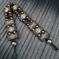 Chetki bracelet "Black Pirate" wooden rosary, anti-stress meditation and finger training, anxiety beads (SCU: 240811)