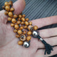 Chetki handmade "Cowboy kick" rosary, anti-stress meditation and finger training (SCU: 240812)