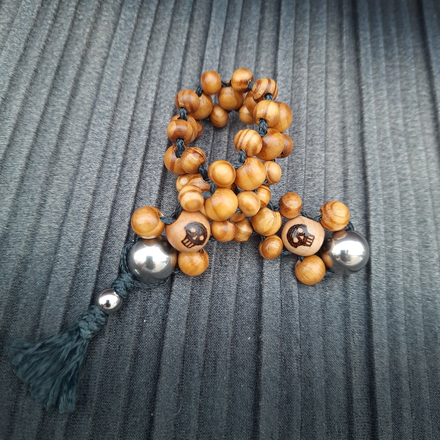 Chetki handmade "Cowboy kick" rosary, anti-stress meditation and finger training (SCU: 240812)