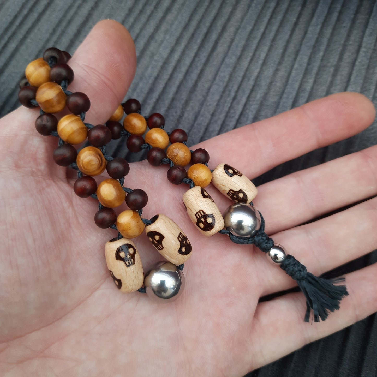 Chetki handmade "Invincible cowboy" rosary, anti-stress meditation (SCU: 240813)