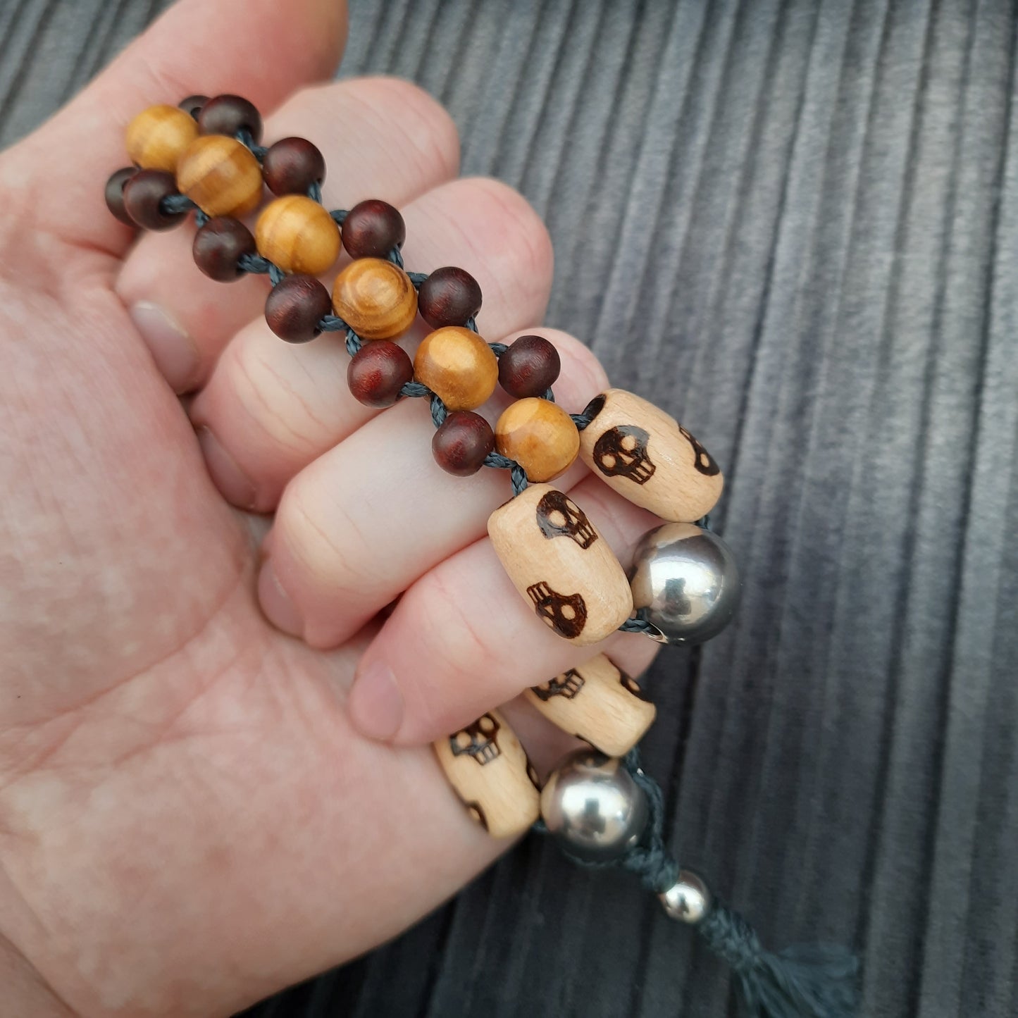 Chetki handmade "Invincible cowboy" rosary, anti-stress meditation (SCU: 240813)