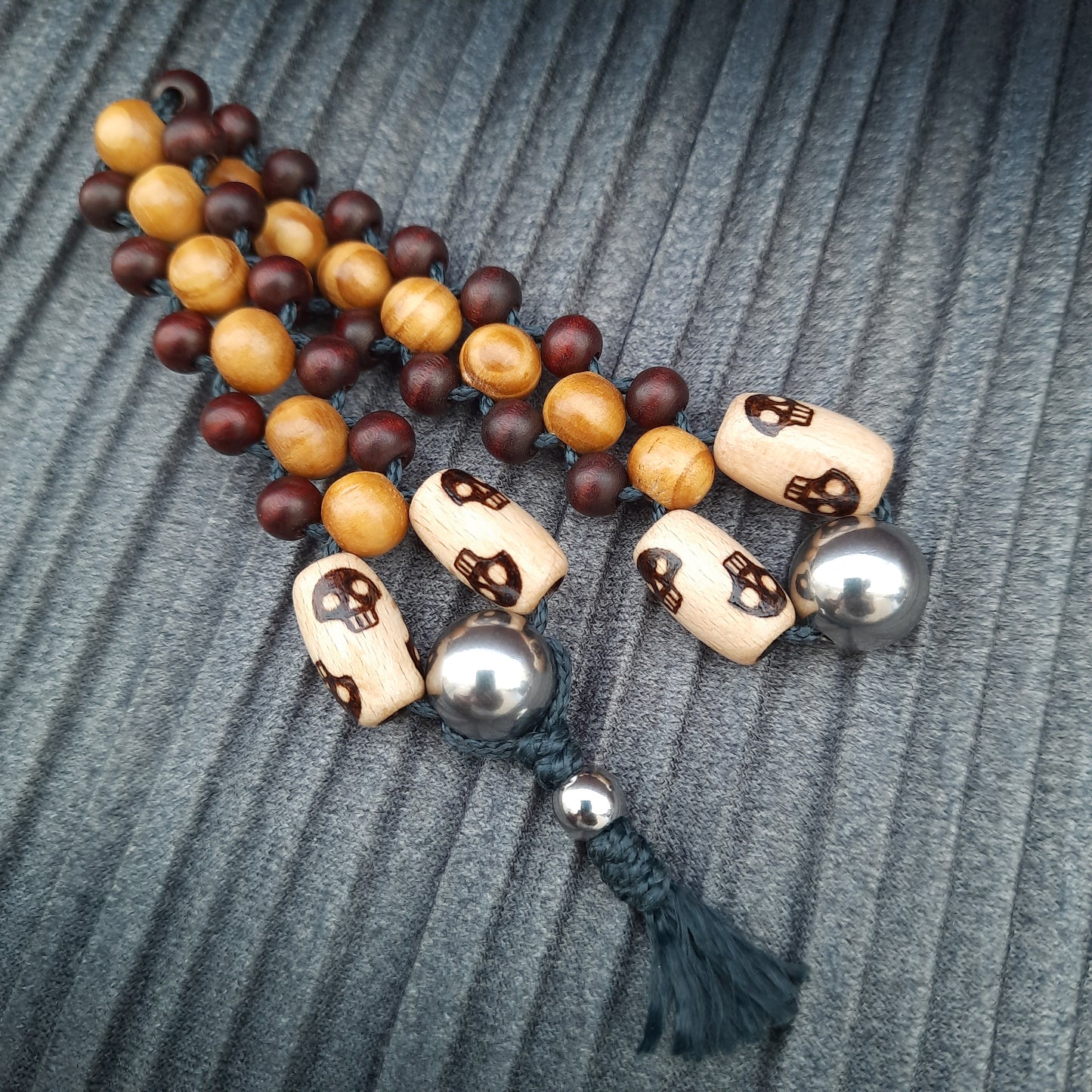 Chetki handmade "Invincible cowboy" rosary, anti-stress meditation (SCU: 240813)