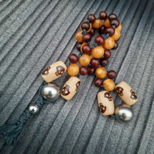 Chetki handmade "Invincible cowboy" rosary, anti-stress meditation (SCU: 240813)