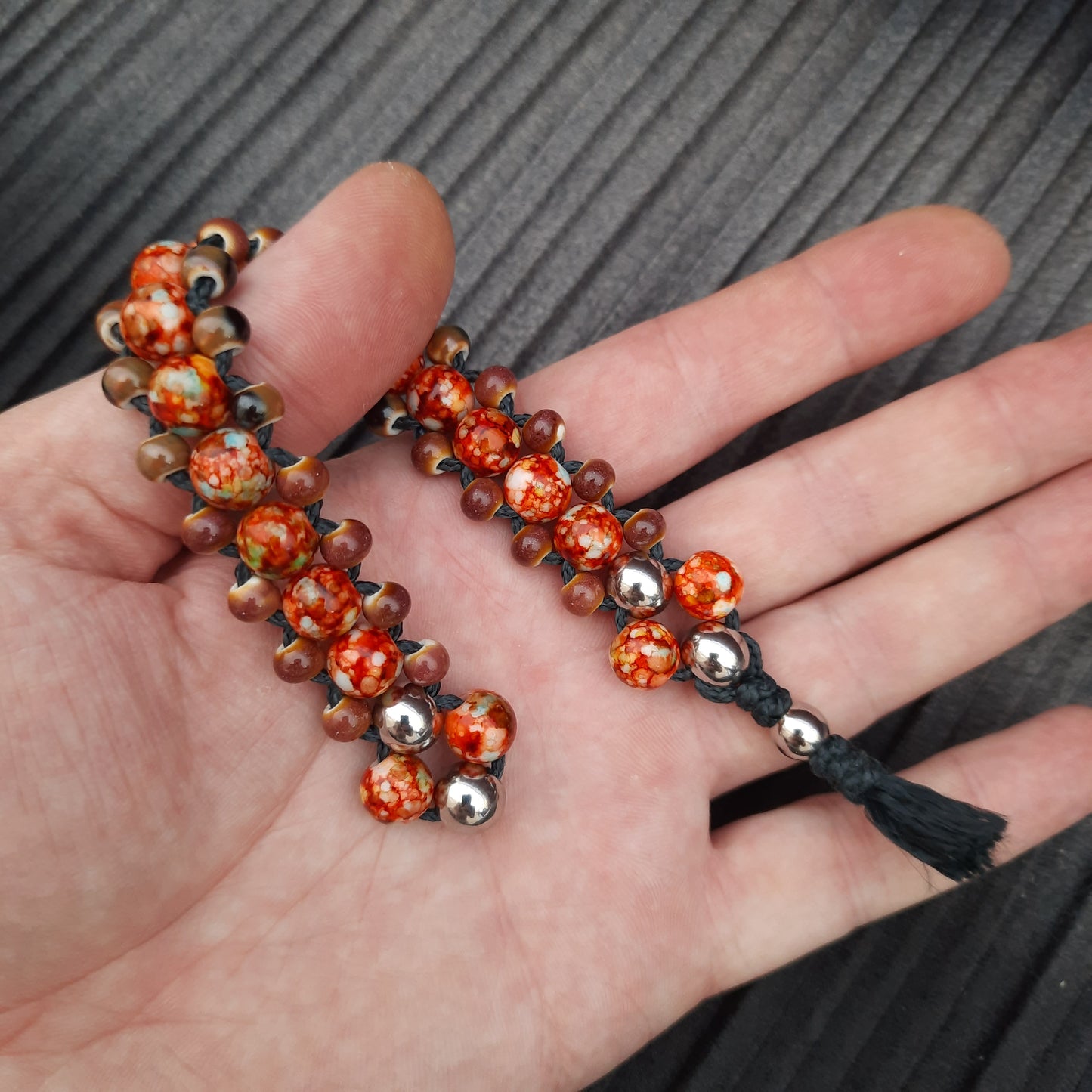 Chetki "Volcanic Flame Dragon" rosary, anti-stress meditation and finger training (SCU: 240816)