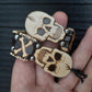 Wooden chetki "Skull & Bones" rosary, anti-stress meditation and finger training, anxiety beads (SCU: 240901)