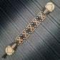 Wooden chetki "Skull & Bones" rosary, anti-stress meditation and finger training, anxiety beads (SCU: 240901)