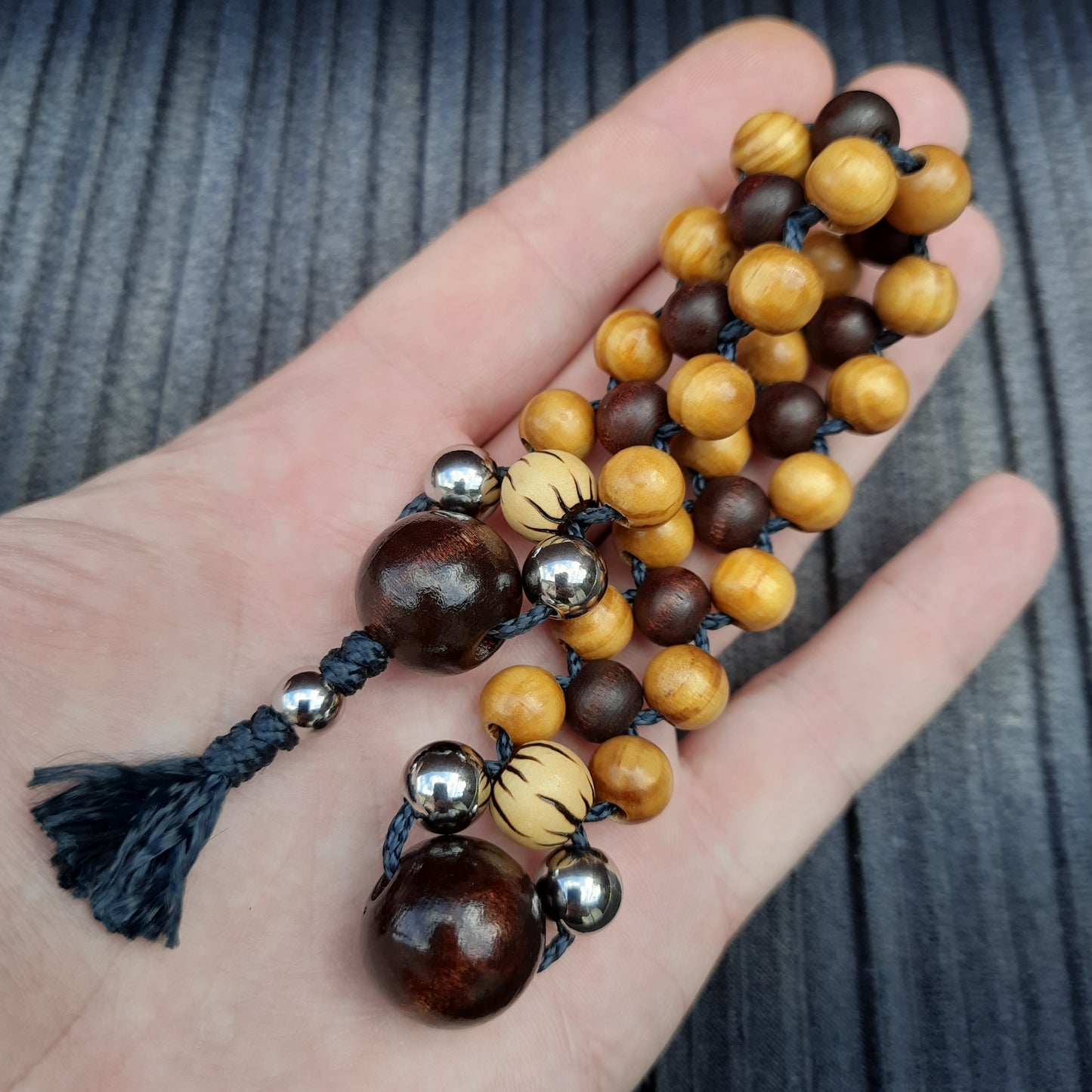 Chetki "Echo in the forest" flip rosary, anti-stress meditation and finger training (SCU: 240905)