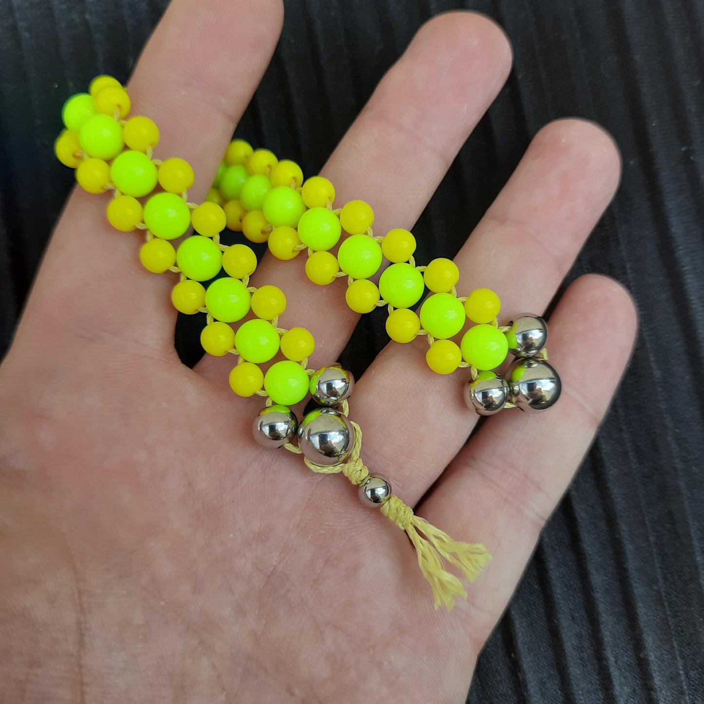 Chetki "Lemon mood" flip rosary, anti-stress meditation and finger training (SCU: 240923)