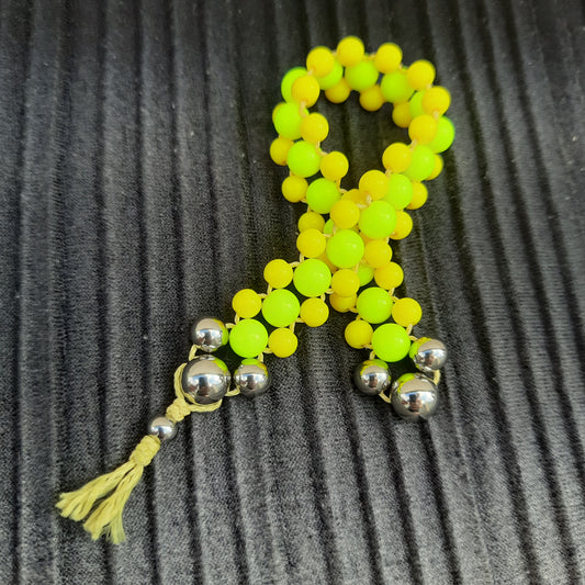 Chetki "Lemon mood" flip rosary, anti-stress meditation and finger training (SCU: 240923)