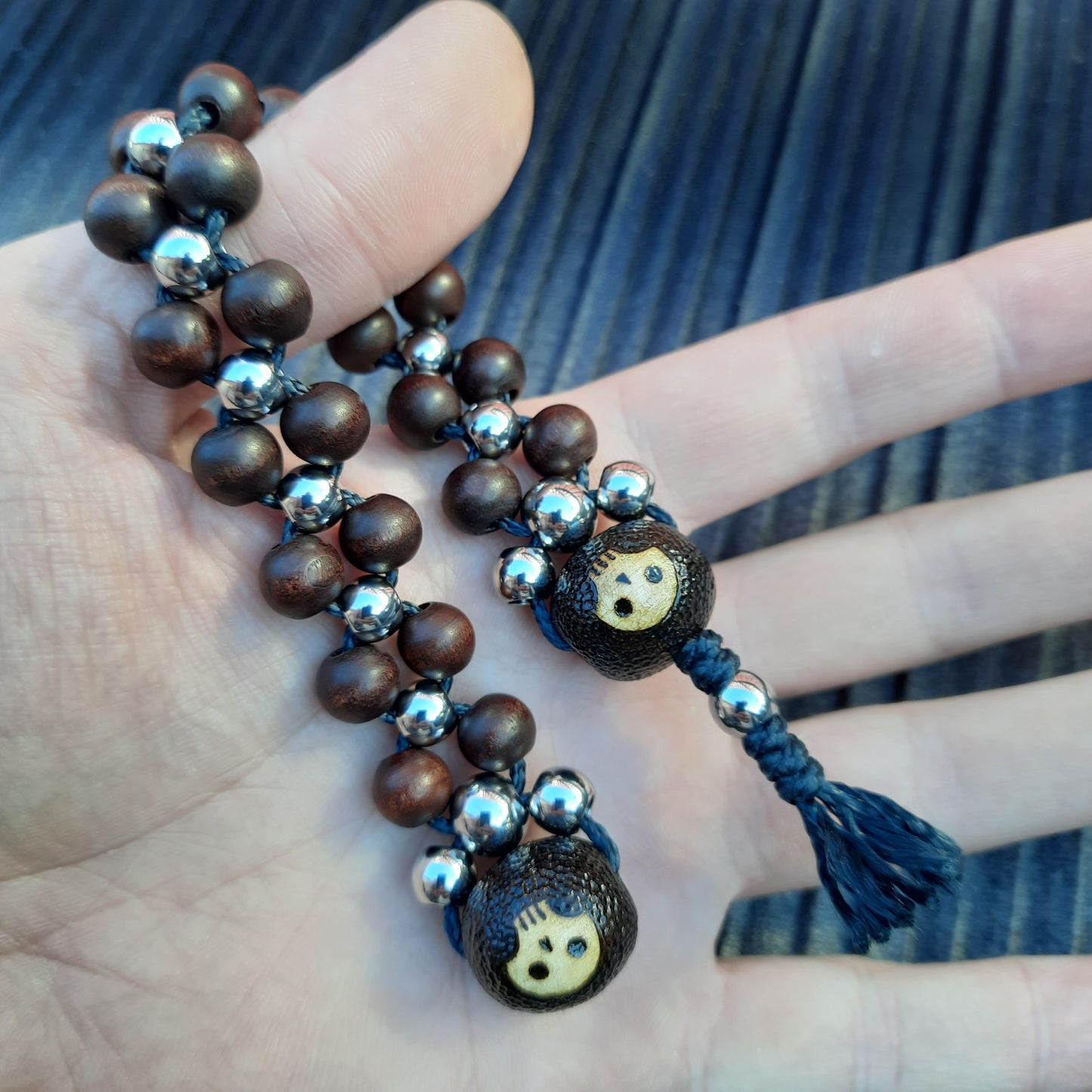 Chetki "Dark Keeper of Secrets" flip rosary, anti-stress meditation and finger training (SCU: 241015)