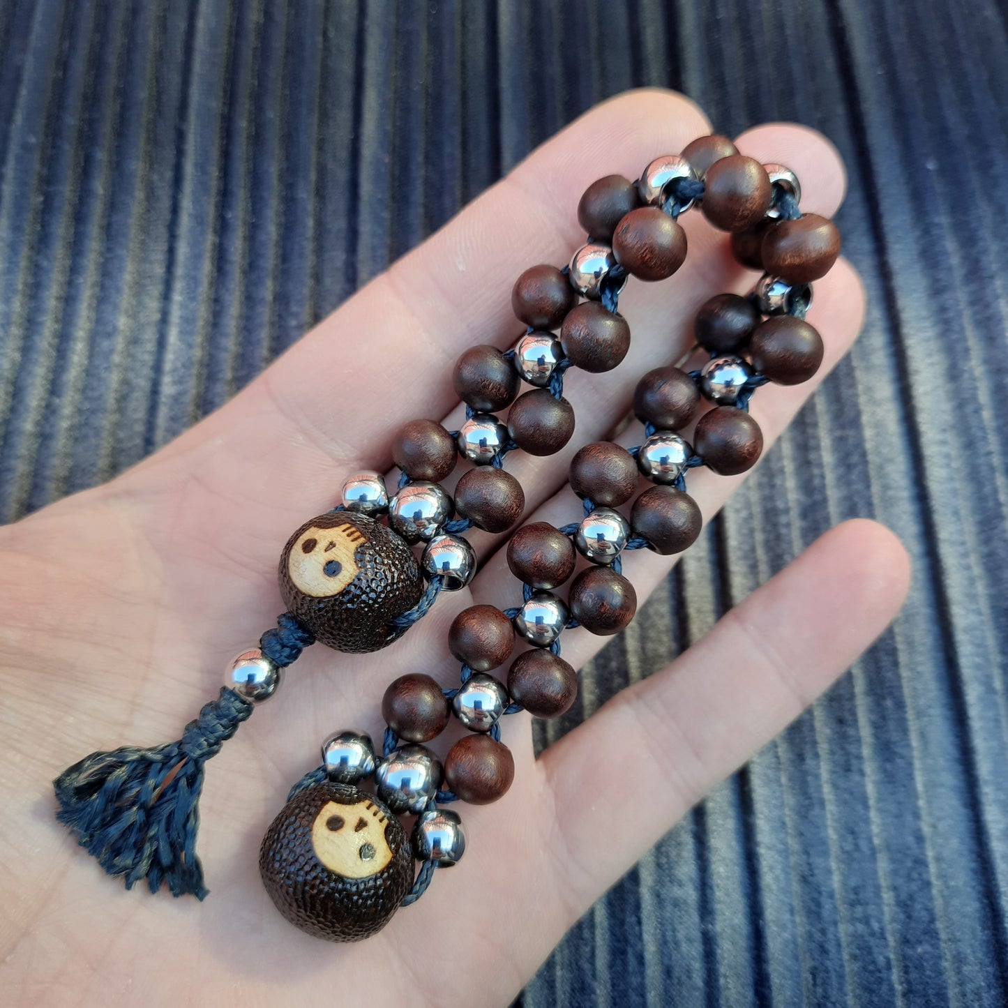 Chetki "Dark Keeper of Secrets" flip rosary, anti-stress meditation and finger training (SCU: 241015)