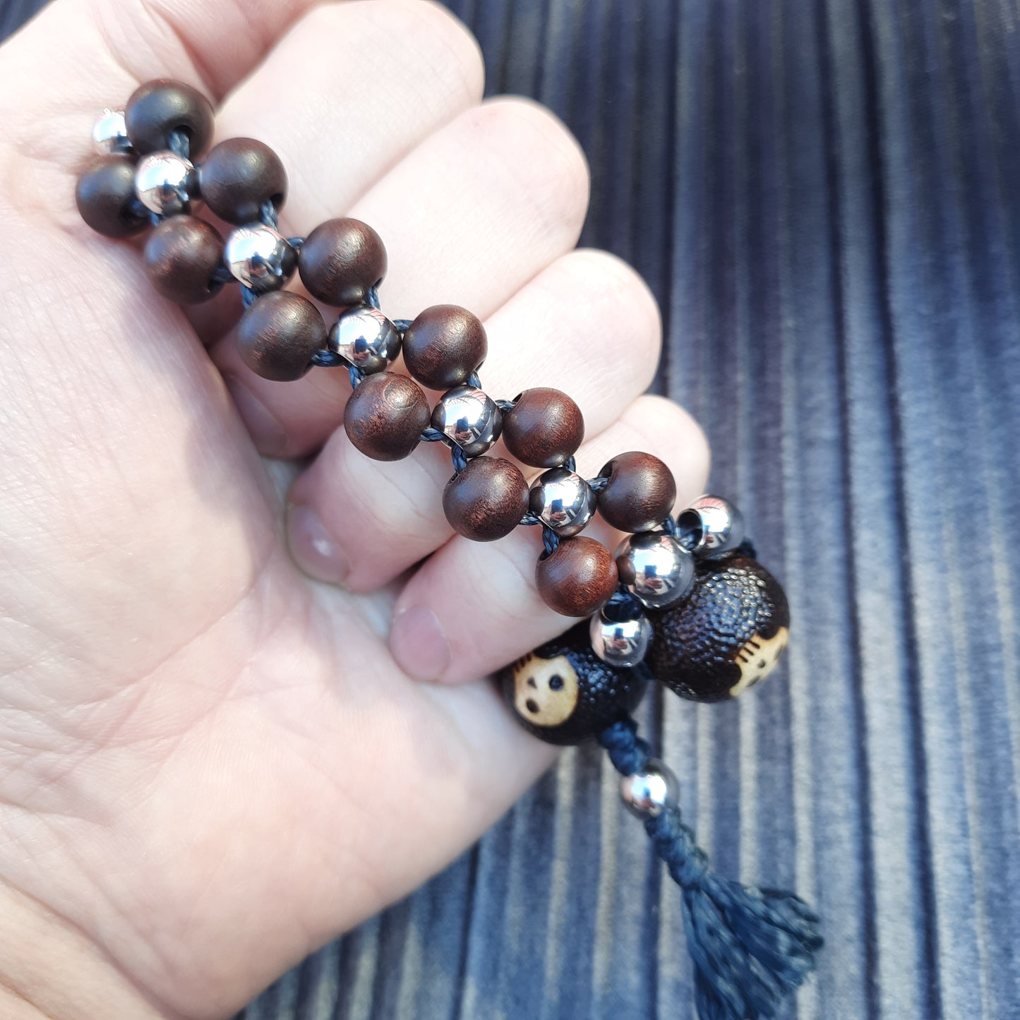 Chetki "Dark Keeper of Secrets" flip rosary, anti-stress meditation and finger training (SCU: 241015)