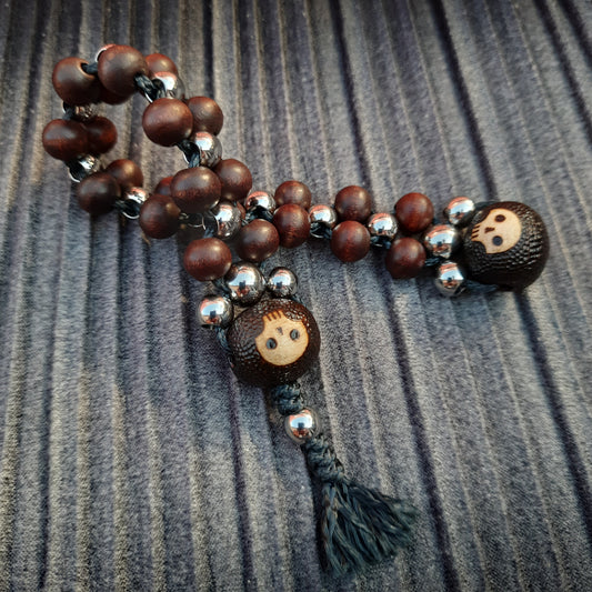 Chetki "Dark Keeper of Secrets" flip rosary, anti-stress meditation and finger training (SCU: 241015)