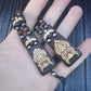 Chetki wooden "Night owl" handmade, rosary,  anti-stress meditation and finger training, worry beads, tzbex (SCU: 241012)