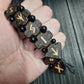 Chetki "Futhark Runes" v2, wood+agat+kevlar, rosary, anti-stress meditation and finger training, anxiety beads (SCU: 241005)