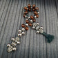 Chetki handmade "Steel Spirit" flip rosary,  anti-stress meditation and finger training, worry beads (SCU: 241014)