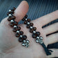 Chetki "Wooden Joe" v2, handmade, flip rosary,  anti-stress meditation and finger training, worry beads (SCU: 241017-18)