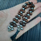 Chetki "Wooden Joe" v2, handmade, flip rosary,  anti-stress meditation and finger training, worry beads (SCU: 241017-18)