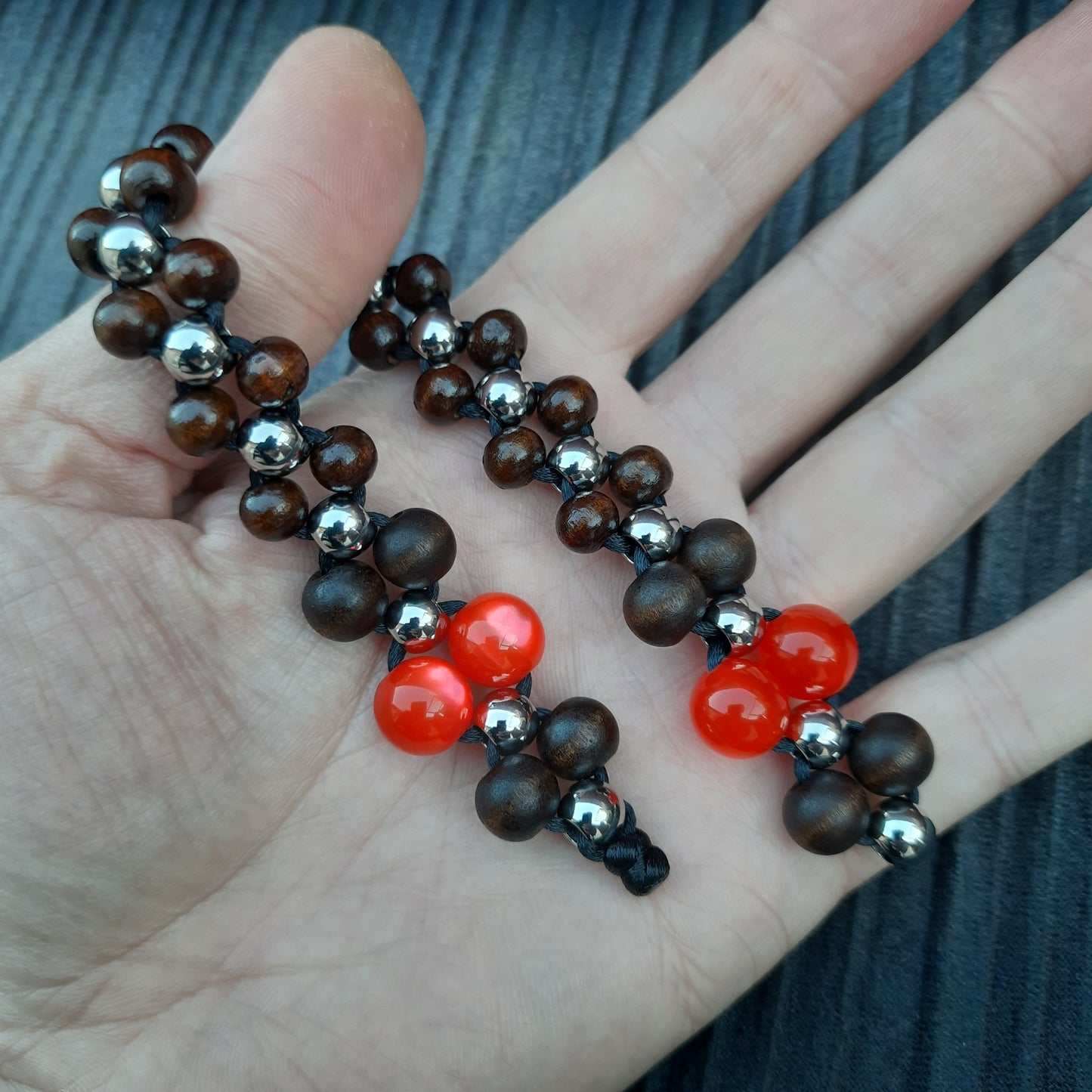 Chetki "Crimson Tree Spirit" flip rosary, anti-stress meditation and finger training (SCU: 241020)