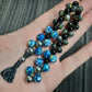 Chetki "Blue-eyed reptile" rosary, anti-stress meditation and finger training