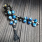 Chetki "Blue-eyed reptile" rosary, anti-stress meditation and finger training