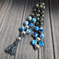 Chetki "Blue-eyed reptile" rosary, anti-stress meditation and finger training