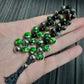 Chetki "Green-eyed reptile" rosary, anti-stress meditation and finger training