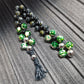 Chetki "Green-eyed reptile" rosary, anti-stress meditation and finger training