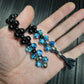 Chetki "Strict blue-eyed reptile" rosary, anti-stress meditation and finger training