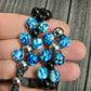 Chetki "Strict blue-eyed reptile" rosary, anti-stress meditation and finger training