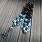 Chetki "Strict blue-eyed reptile" rosary, anti-stress meditation and finger training