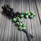 Chetki "Strict green-eyed reptile" rosary, anti-stress meditation and finger training