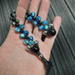 Chetki "Blue-eyed Reptile Strike" rosary, anti-stress meditation and finger training