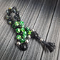 Chetki "Green-Eyed Reptile Strike" rosary, anti-stress meditation and finger training