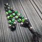 Chetki "Green-Eyed Reptile Strike" rosary, anti-stress meditation and finger training