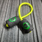 Begleri "Rough companion, green skull" delrin antistress meditation and finger training