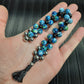 Chetki "Blue reptile" rosary, anti-stress meditation and finger training