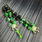 Chetki "Predatory green reptile"  flip rosary, anti-stress meditation and finger training