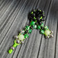 Chetki "Predatory green reptile"  flip rosary, anti-stress meditation and finger training