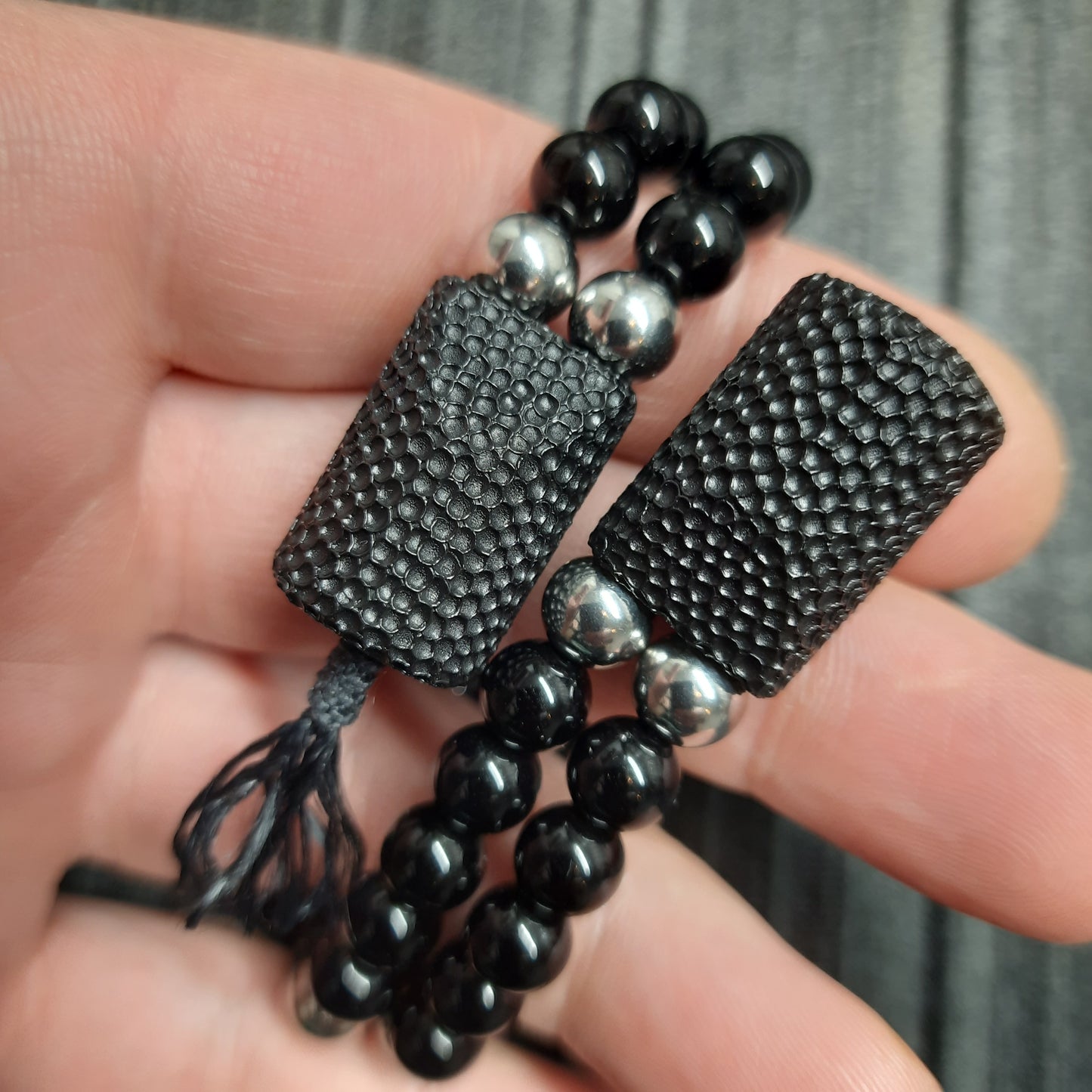 Chetki "Rough companion, strict" flip rosary handmade