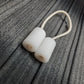 Begleri "Rough companion, white" delrin